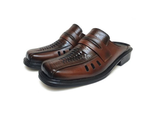 Sepatu Selop Coklat